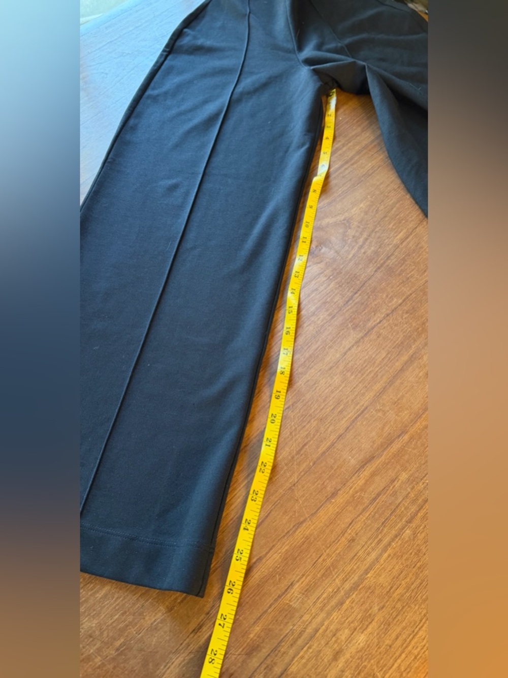 Ripley Rader Black Ponte Knit Wide Leg Pants High Waist cropped Size small NWT - Picture 10 of 10